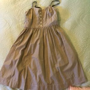 Greenish stripped American eagle dress